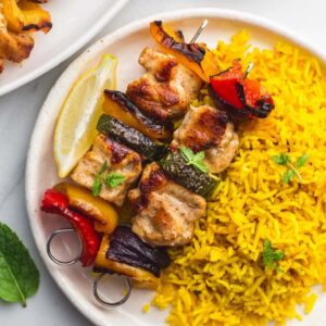 Rice & Chicken or Beef